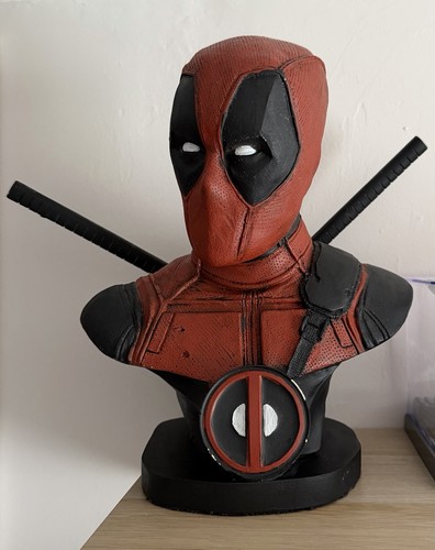 Marvel deadpool head bust - head,