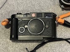 Leica M6 Black Non TTL Film Camera  with lenses, strap & shutter release cable