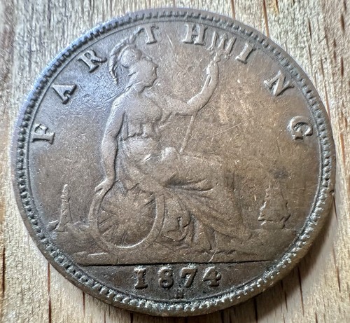 Queen victoria farthing - uk,