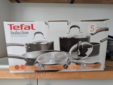 Tefal Essential 5 Piece Non-Stick Pots & Pans Set (Perfect For University)