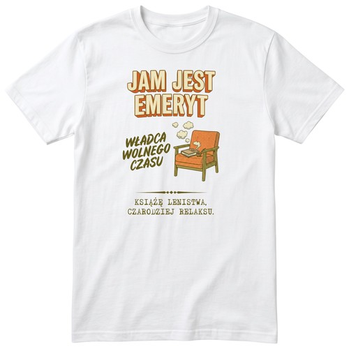 Koszulka jam jest emeryt - koszulka,