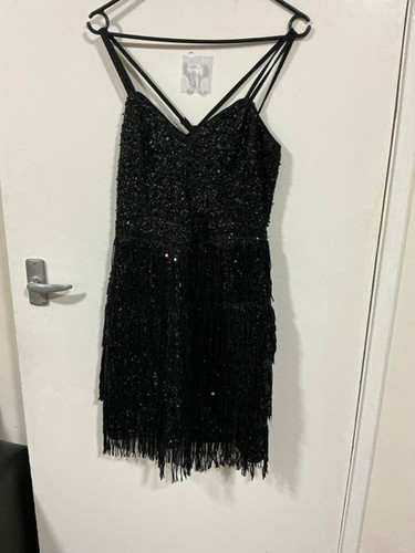 Women black neck - black, v-neck
