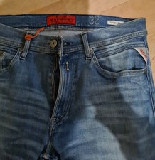 Replay Jeans 32x32 Jondrill Blue Slim Fit Zip Fly