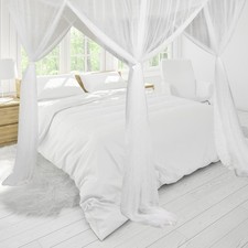 4-poster bed canopy net, bed