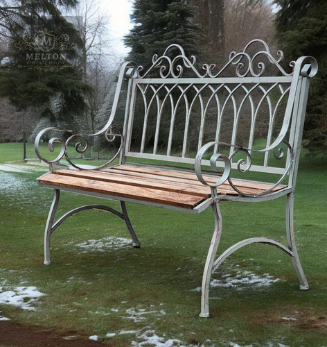 Bench two seater - seater, metal