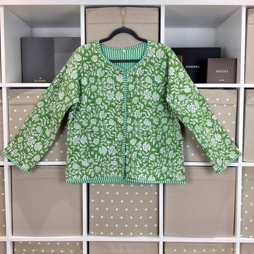 Quilted kantha jacket large - quilted,