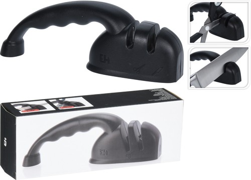 Hand held knife sharpener