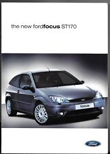 Ford Focus ST 170 2002 UK