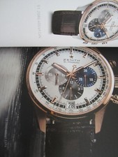 Zenith Watch Sales Catalogue 2018 2019 Pilot Elite Chronomaster Defy Brochure