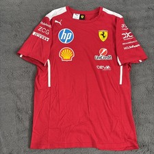 Puma x Scuderia Ferrari 2025 Team T-Shirt. Size Uk M