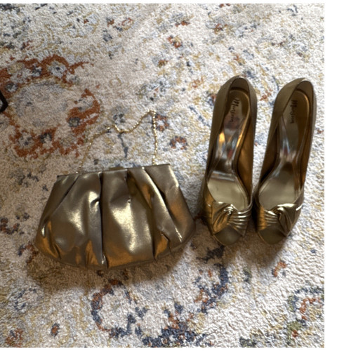 Monsoon gold metallic ruched - monsoon,