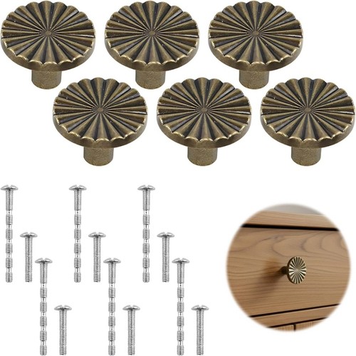 6pcs antique brass drawer - antique,