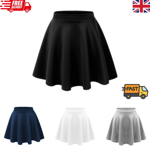 Girls mini flared skater - girls, skirt