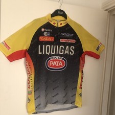 Bike Cycling Jersey Shirt Sport Team Liquigas NALINI Size L Used