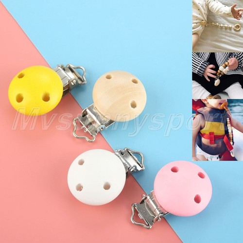 Wooden teether dummy - dummy, clip