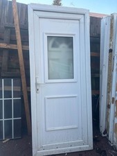 Upvc door 90 x 215 cm h with