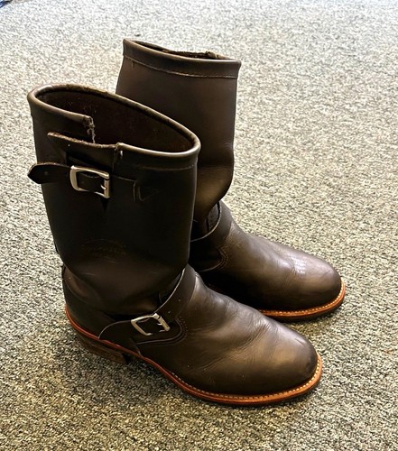 Vintage chippewa men black - vintage,