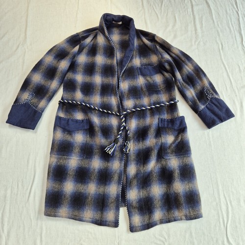 Buffalo plaid wool robe - buffalo,