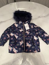 Girls Padded Unicorn Jacket by