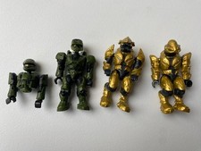 HALO MEGA BLOKS Commando Elite MINI FIGURES # 97014 COVENANT WRAITH X4