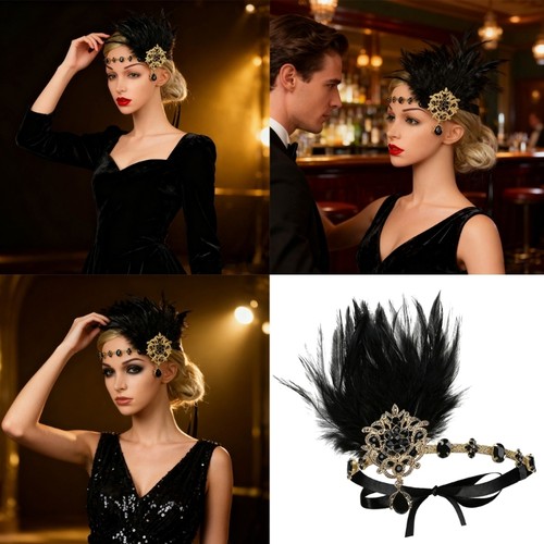 1920s flapper headband - 1920s,