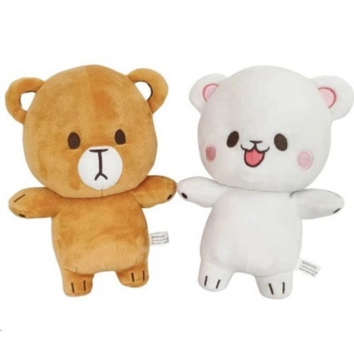 2pcs set cute milk - cute, mocha