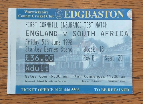 1998 england south africa - v,