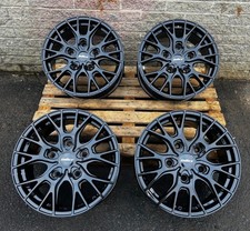 4x VW TRANSPORTER FITMENT SPORTLINE 18" Crusade ALLOYS GLOSS BLACK 5X120 T5-T6.1