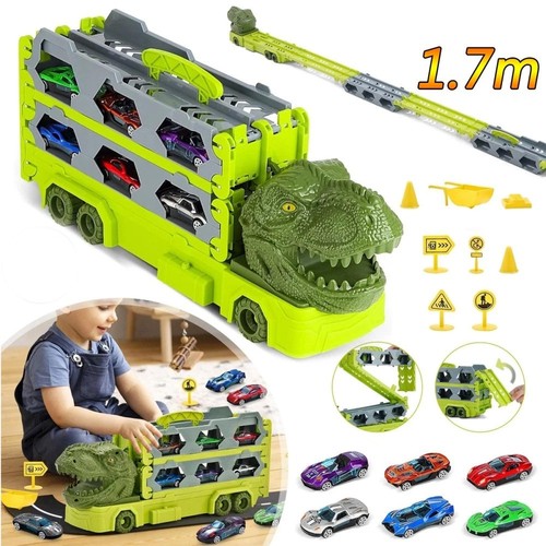 Truck car dinosaur transport - car,