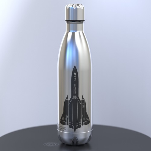 Blackbird engraved 500ml - blackbird, sr-71