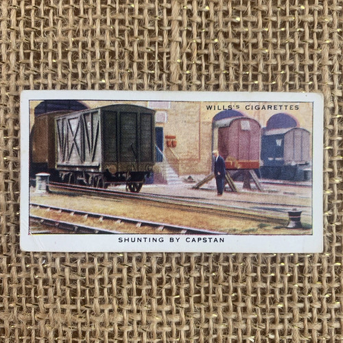 Shunting capstan railway - by,