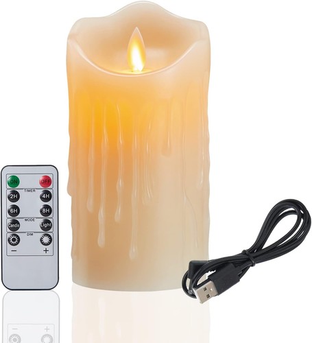Rechargeable led candles usb - rechargeable,