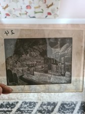 Box Of Vintage Glass Plate Photographic Negatives Of Drawings