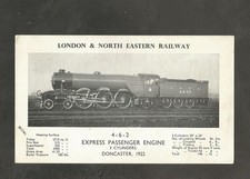 Postcard Railway Locomotive Engine 4-6-2 LNER 4472  Doncaster 1922