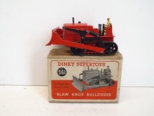 DINKY SUPERTOYS 561 BLAW KNOX BULLDOZER BOXED ALL ORIGINAL EXCELLENT (L420)