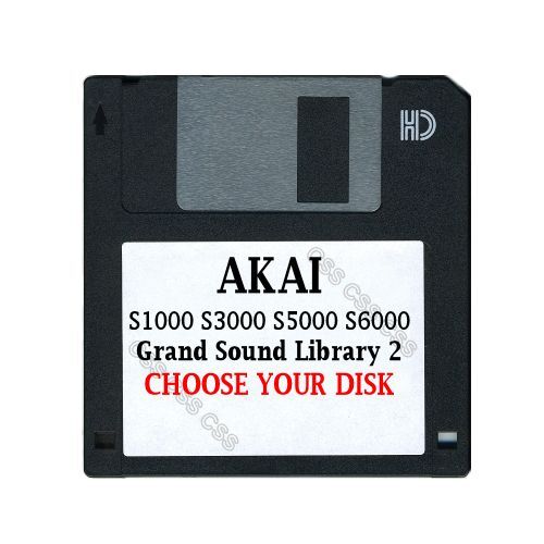 Akai s1000 s5000 floppy disk - s1000, /