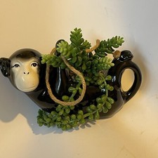 Hanging Monkey Artificial Plant Retro Vintage String Of Pearls