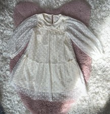 Zara Girls Cream Mesh