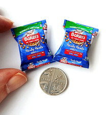 DOLLS HOUSE MINIATURE 1:12 * 2 X LARGE DOG FOOD BAGS * COMBINED P+P