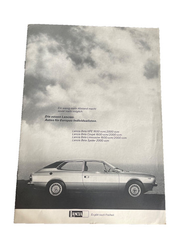 Brochure lancia beta - brochure,