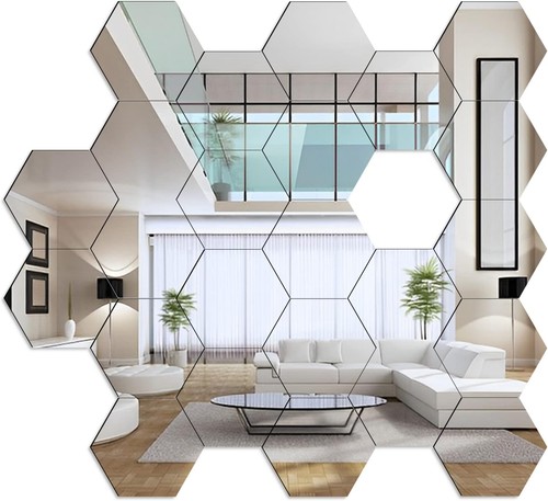 Large mirror tiles wall - mirror,
