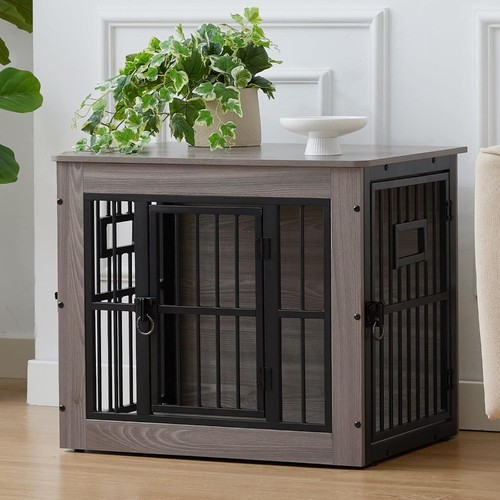 Dog crate furniture heavy - dog,