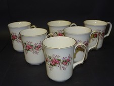 ROYAL ALBERT LAVENDER ROSE  9.5 CM TALL MUGS  X6 TEA SET   DINNER SERVICE