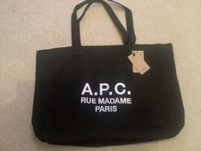 A.P.C. Large Tote Bag Black