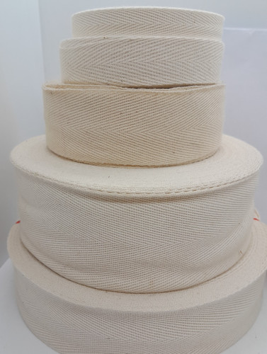 Cotton tape herringbone - cotton,