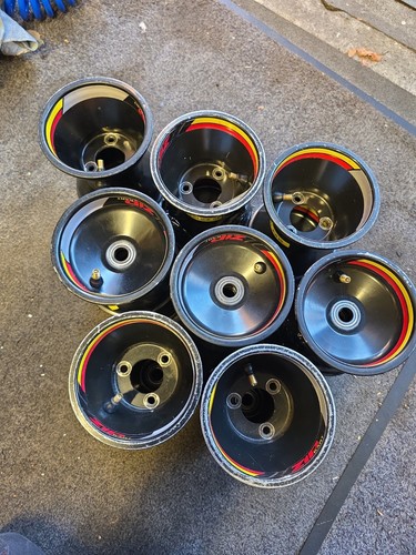 Top kart black aluminium - black, rims