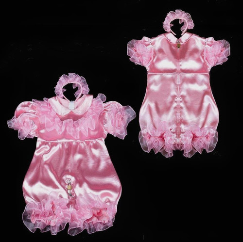 Girl maid sissy lockable pink - girl,