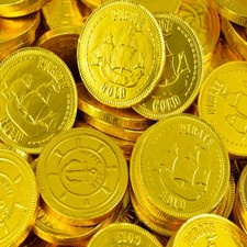 LARGE GOLD FOIL PIRATE