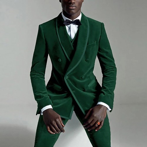 Velvet men suit 2pcs - velvet, dinner
