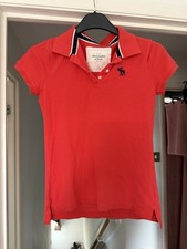 Abercrombie & Fitch Red Polo